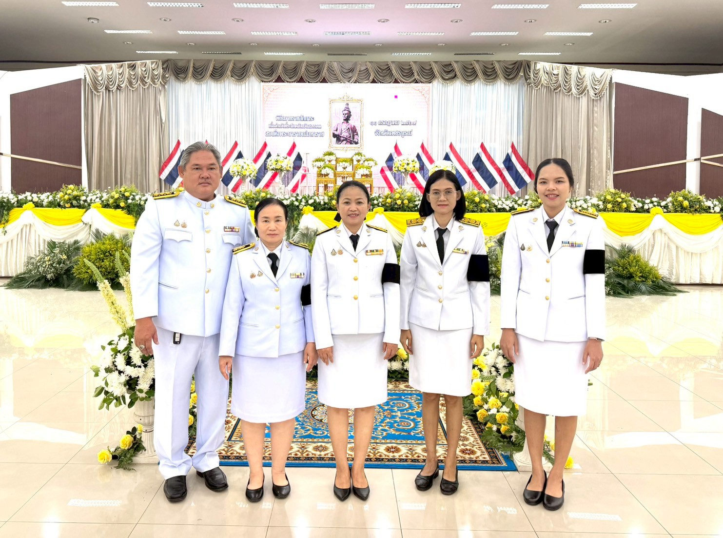 title - สำนักงานการปฏิรูปที่ดินจังหวัดเพชรบูรณ์เข้าร่วมรัฐพิธีวันที่ระลึกคล้ายวันสวรรคตสมเด็จพระนารายณ์มหาราช 